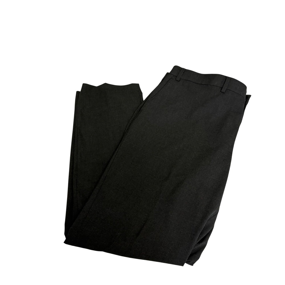 Lauren Ralph Lauren Mens Slim Fit Dress Pants Charcoal Gray 40W Stretch Preppy